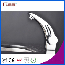 Fyeer Single Handle&Hole Chrome Bathroom Wash Basin Faucet Water Mixer Tap